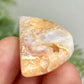 Flower Agate Gemstone Cabochon DIY Jewellery Making Wire Wrapping Crystal 14g