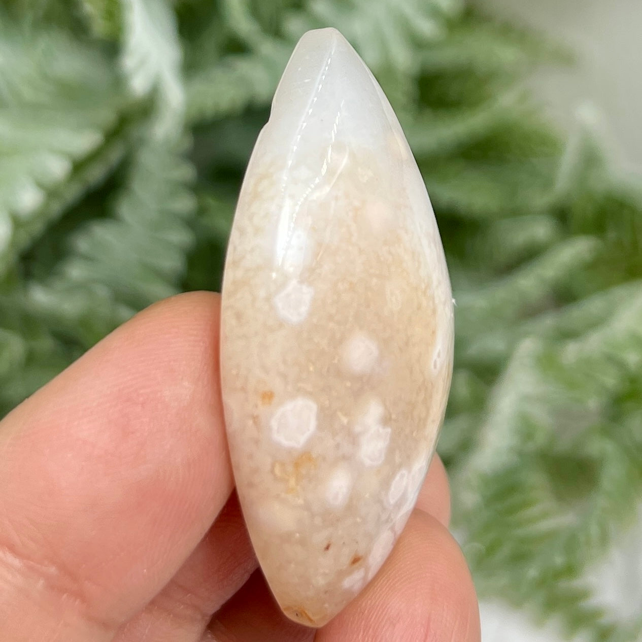 Flower Agate Gemstone Cabochon DIY Jewellery Making Wire Wrapping Crystal 20g