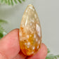 Flower Agate Gemstone Cabochon DIY Jewellery Making Wire Wrapping Crystal 12g
