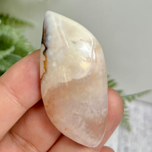 Flower Agate Gemstone Cabochon DIY Jewellery Making Wire Wrapping Crystal 20g