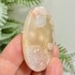 Flower Agate Gemstone Cabochon DIY Jewellery Making Wire Wrapping Crystal 26g