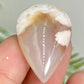 Flower Agate Gemstone Cabochon DIY Jewellery Making Wire Wrapping Crystal 10g