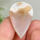 Flower Agate Gemstone Cabochon DIY Jewellery Making Wire Wrapping Crystal 10g