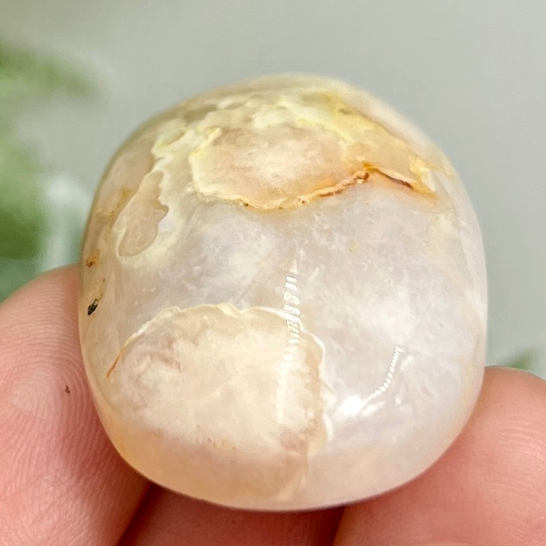 Flower Agate Gemstone Cabochon DIY Jewellery Making Wire Wrapping Crystal 18g