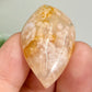 Flower Agate Gemstone Cabochon DIY Jewellery Making Wire Wrapping Crystal 12g