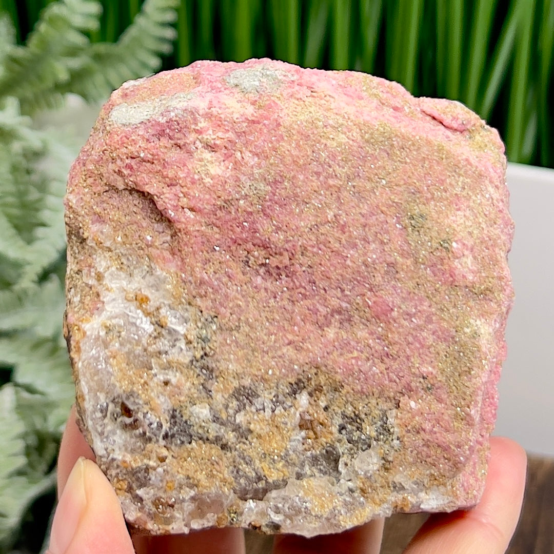 Rhodonite Natural Raw Specimen Crystal 746g