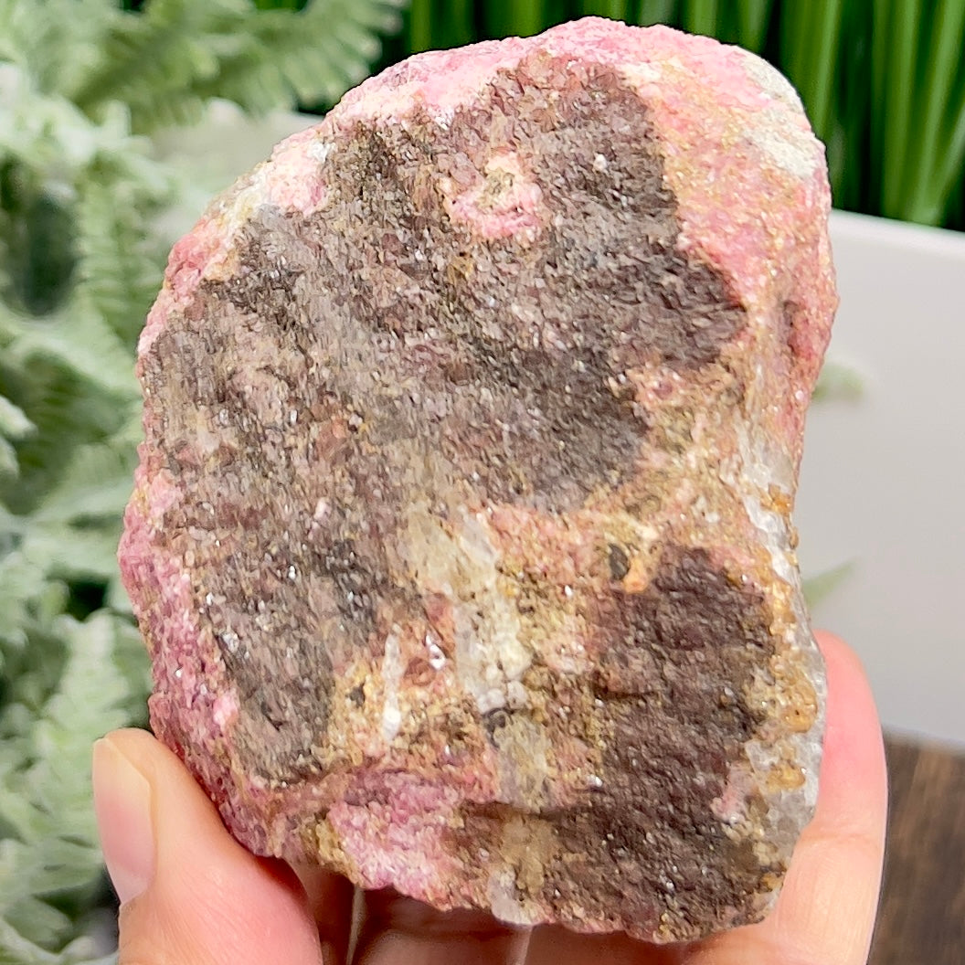 Rhodonite Natural Raw Specimen Crystal 746g