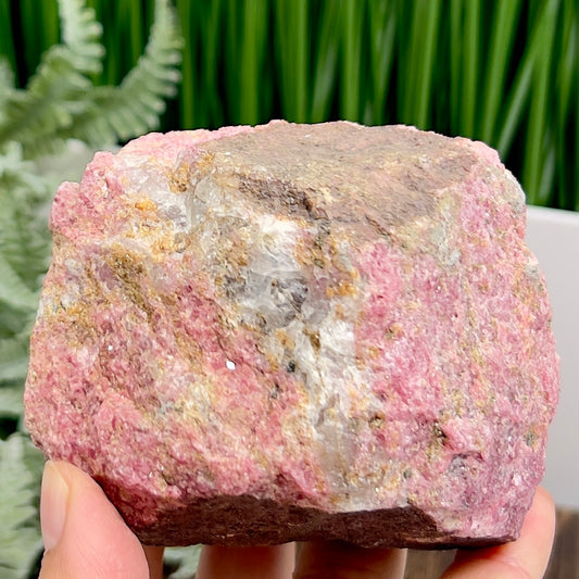 Rhodonite Natural Raw Specimen Crystal 746g