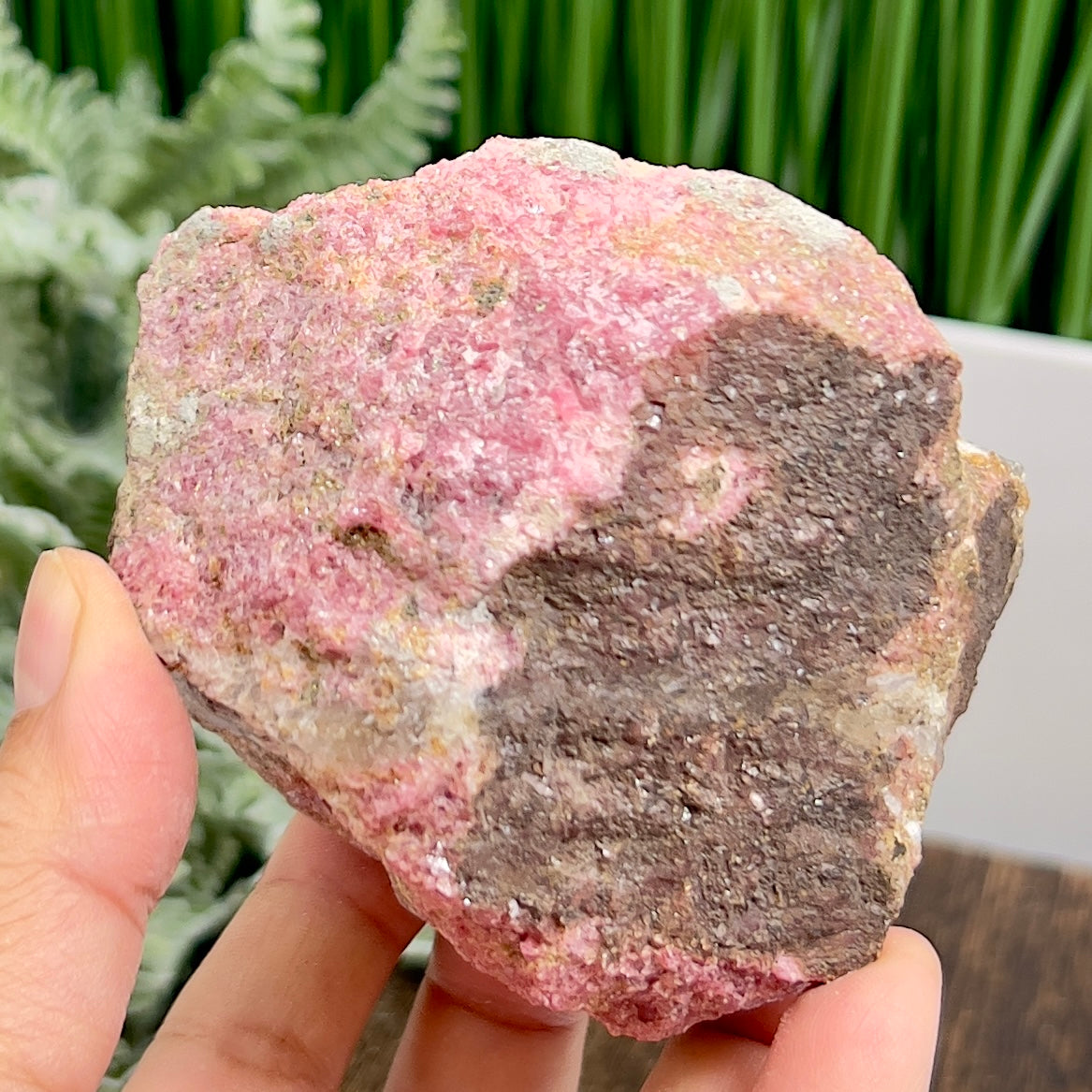 Rhodonite Natural Raw Specimen Crystal 746g