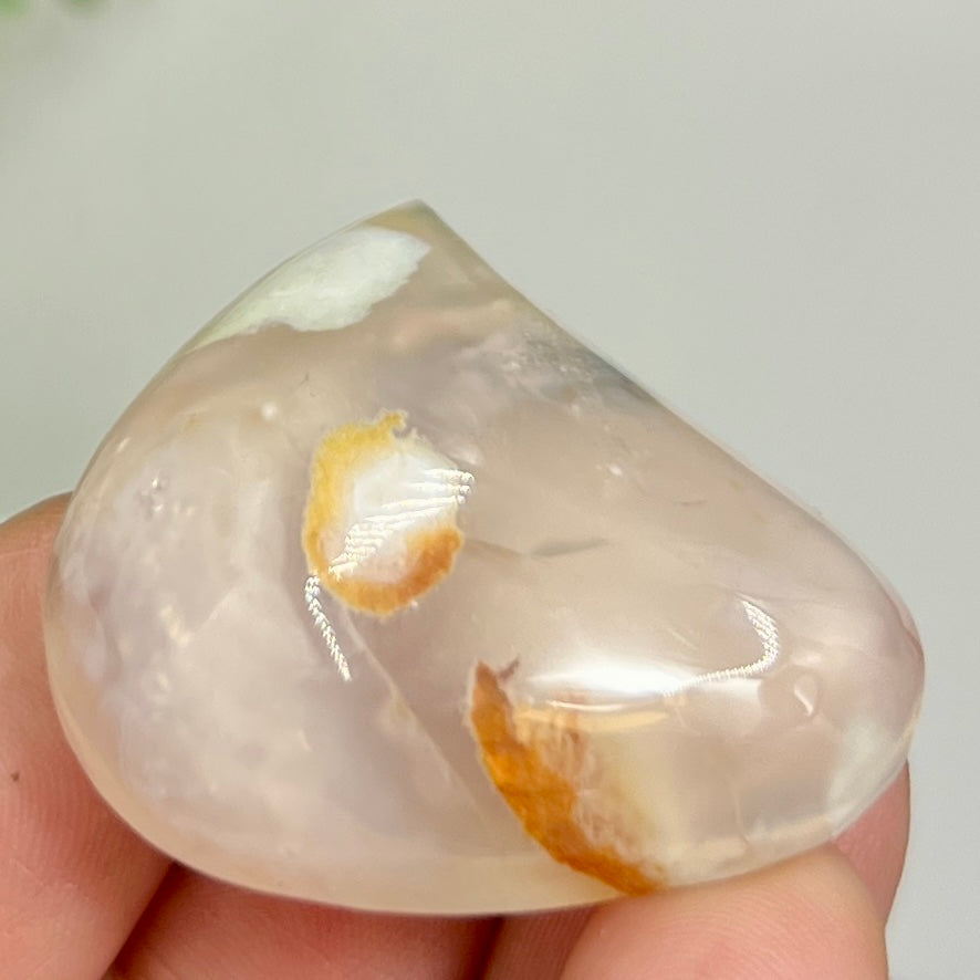 Flower Agate Gemstone Cabochon DIY Jewellery Making Wire Wrapping Crystal 20g