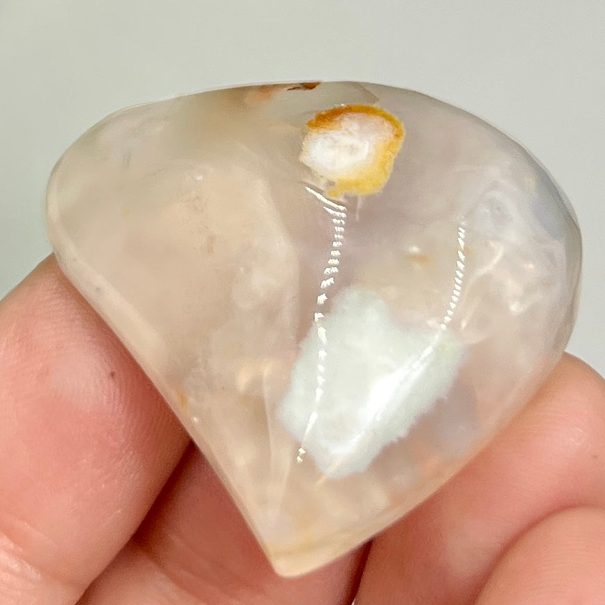 Flower Agate Gemstone Cabochon DIY Jewellery Making Wire Wrapping Crystal 20g