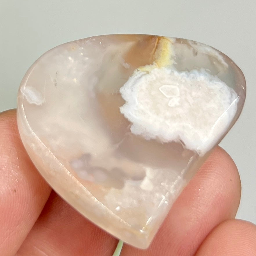 Flower Agate Gemstone Cabochon DIY Jewellery Making Wire Wrapping Crystal 20g