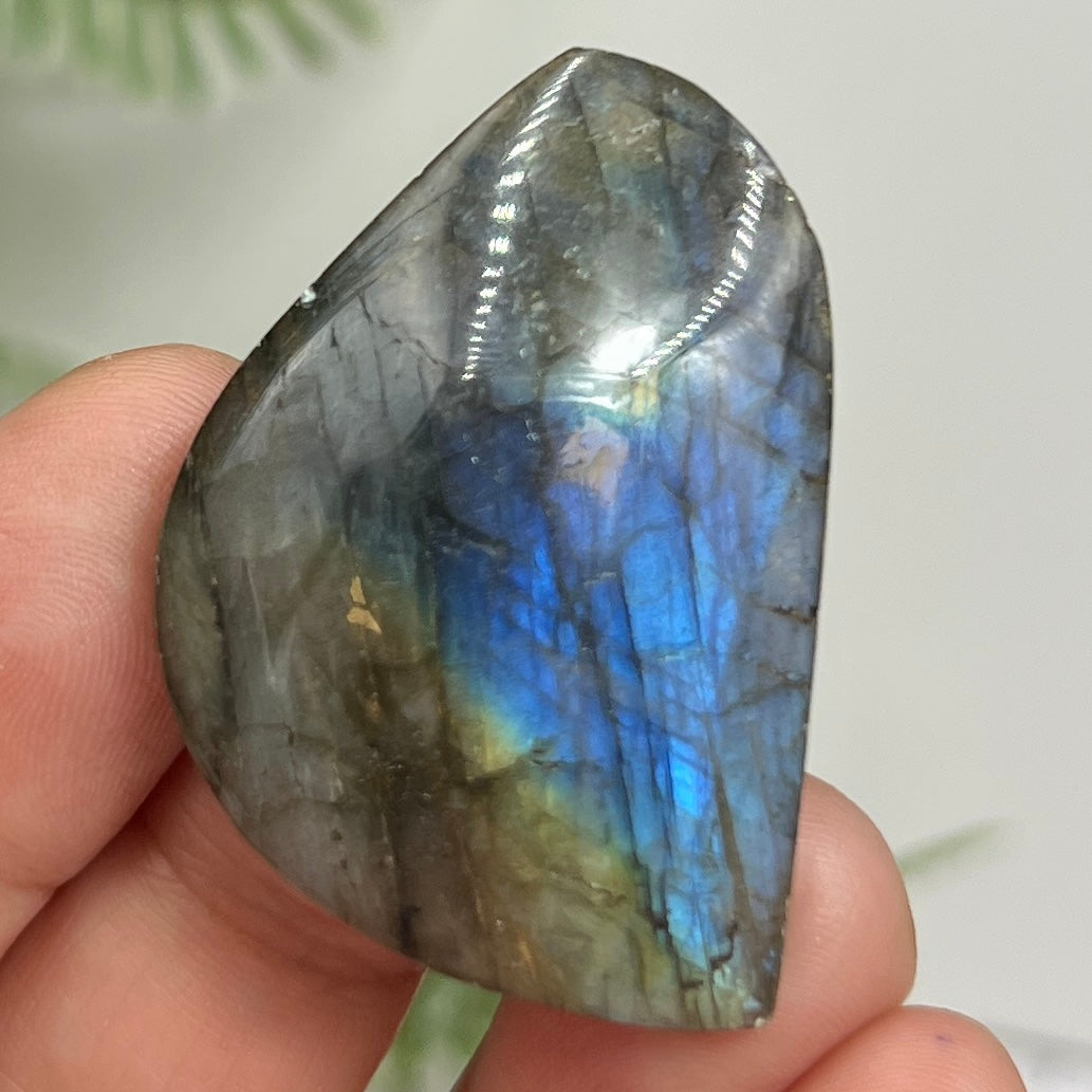 Labradorite Gemstone Cabochon DIY Jewellery Making Wire Wrapping Crystal 16g