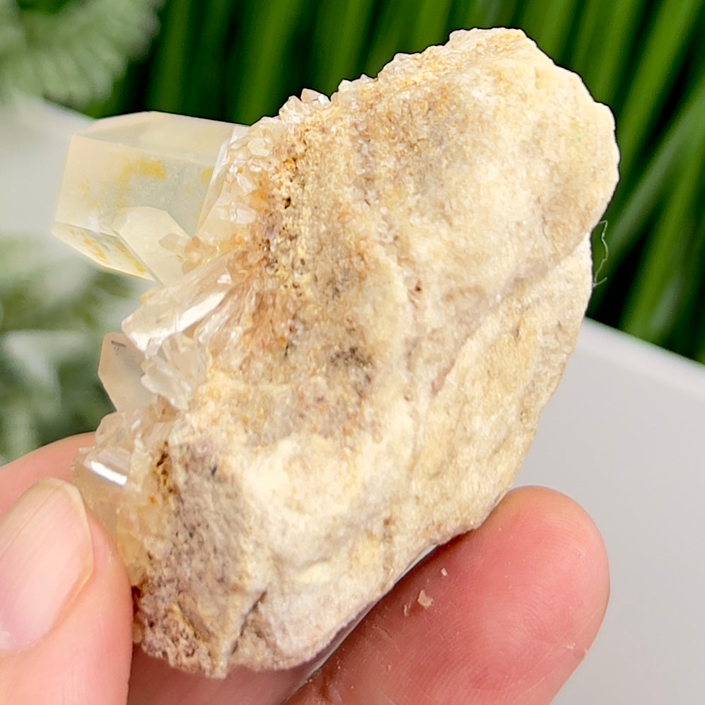 Clear Quartz Cluster Natural Raw Specimen Crystal 80g