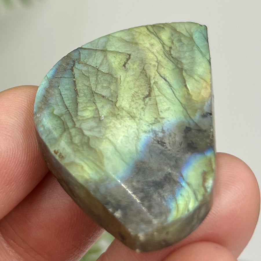 Labradorite Gemstone Cabochon DIY Jewellery Making Wire Wrapping Crystal 20g