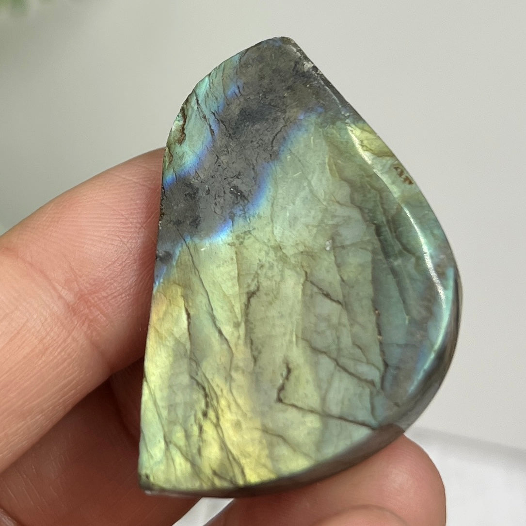 Labradorite Gemstone Cabochon DIY Jewellery Making Wire Wrapping Crystal 20g