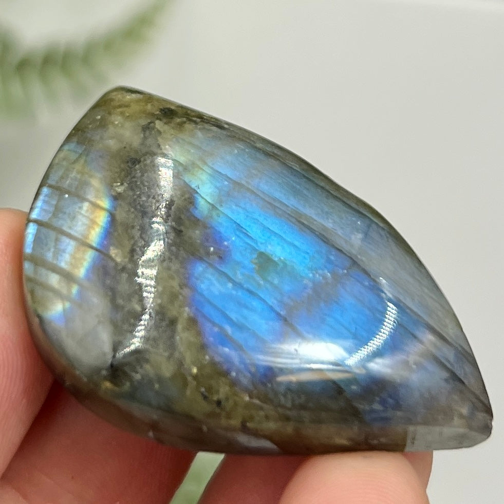 Labradorite Gemstone Cabochon DIY Jewellery Making Wire Wrapping Crystal 18g