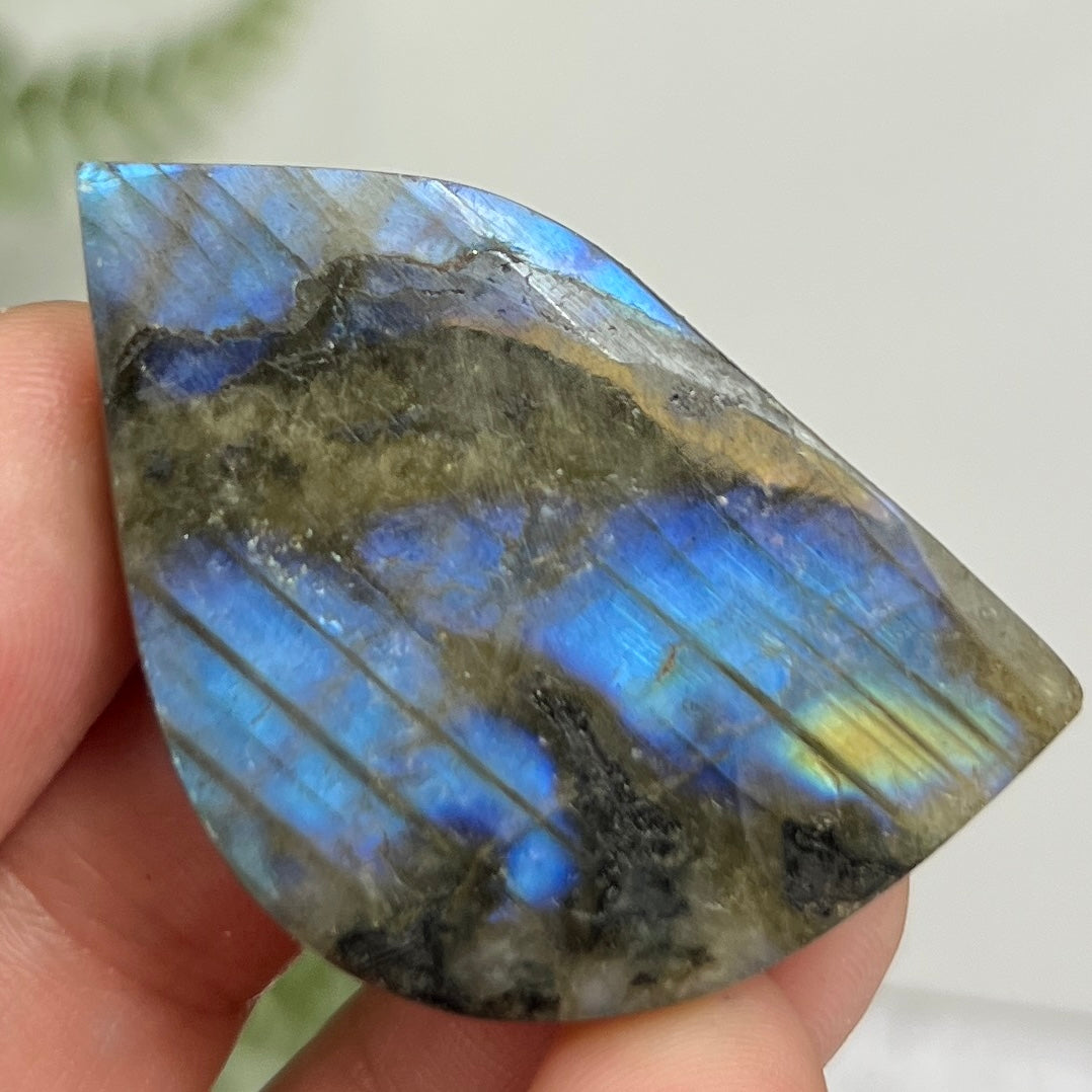 Labradorite Gemstone Cabochon DIY Jewellery Making Wire Wrapping Crystal 18g