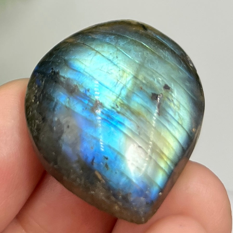 Labradorite Gemstone Cabochon DIY Jewellery Making Wire Wrapping Crystal 16g