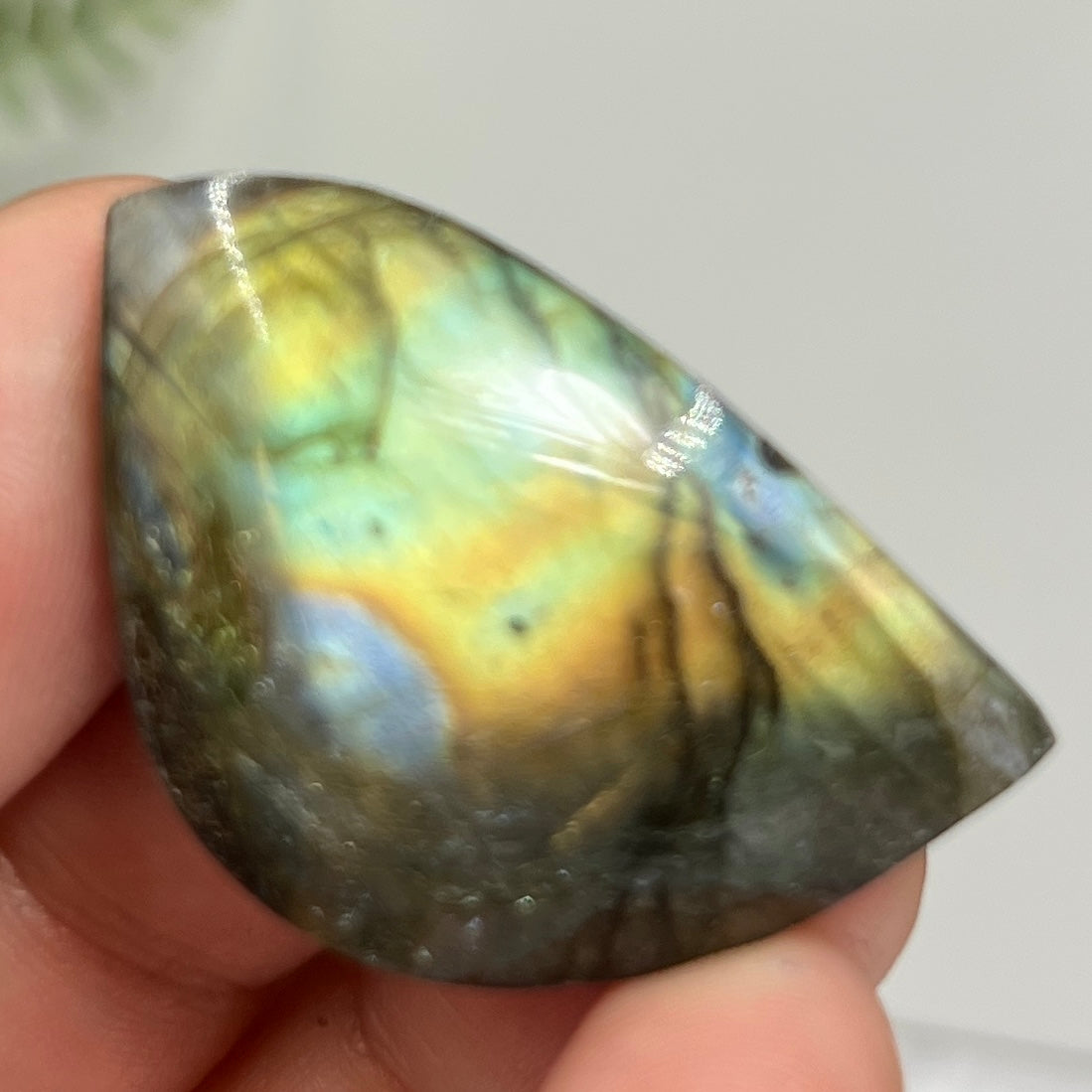 Labradorite Gemstone Cabochon DIY Jewellery Making Wire Wrapping Crystal 10g