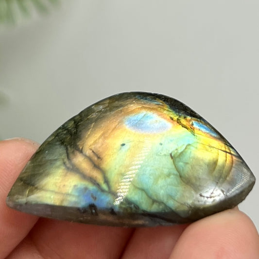 Labradorite Gemstone Cabochon DIY Jewellery Making Wire Wrapping Crystal 10g