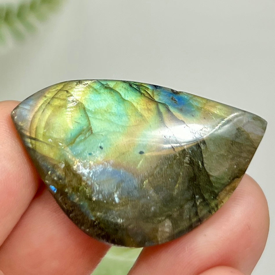 Labradorite Gemstone Cabochon DIY Jewellery Making Wire Wrapping Crystal 10g