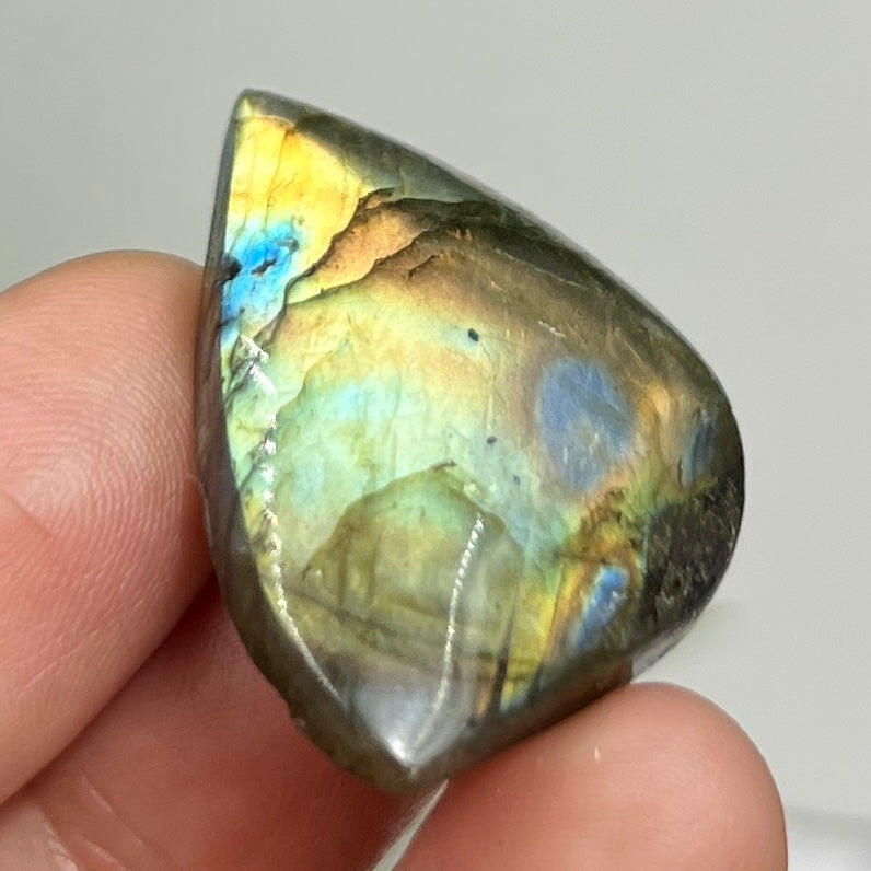 Labradorite Gemstone Cabochon DIY Jewellery Making Wire Wrapping Crystal 10g