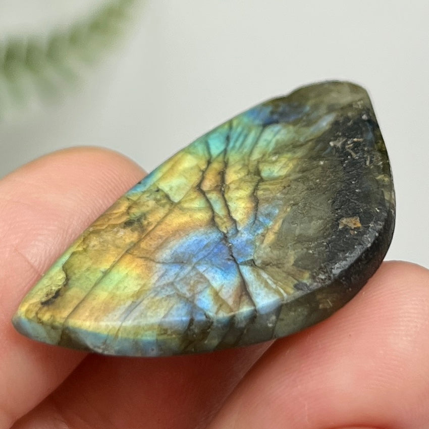 Labradorite Gemstone Cabochon DIY Jewellery Making Wire Wrapping Crystal 10g