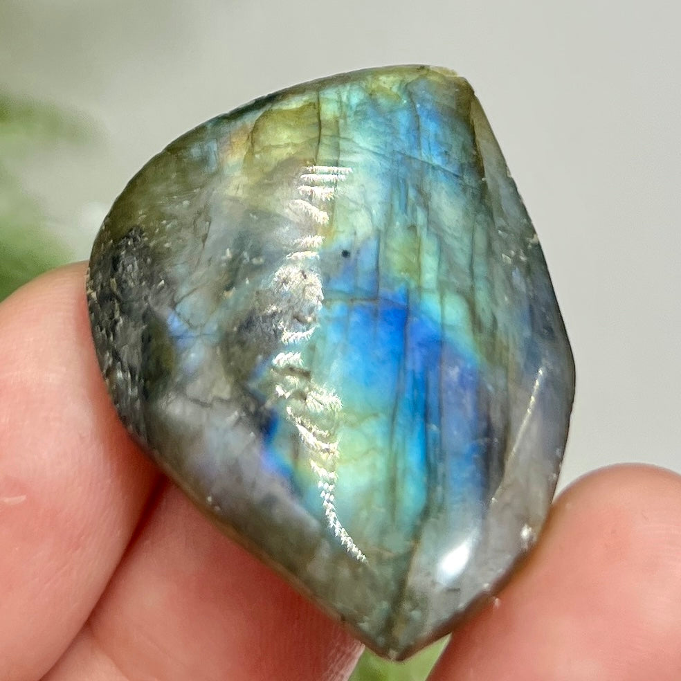 Labradorite Gemstone Cabochon DIY Jewellery Making Wire Wrapping Crystal 10g