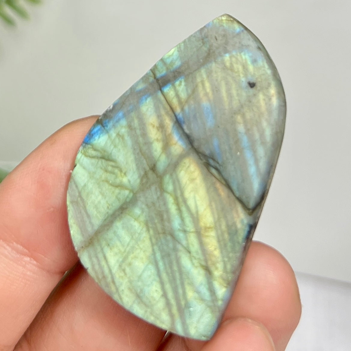 Labradorite Gemstone Cabochon DIY Jewellery Making Wire Wrapping Crystal 18g