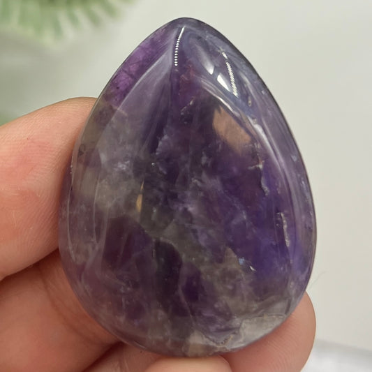 Chevron Dream Amethyst Gemstone Cabochon DIY Jewellery Making Wire Wrapping 14g
