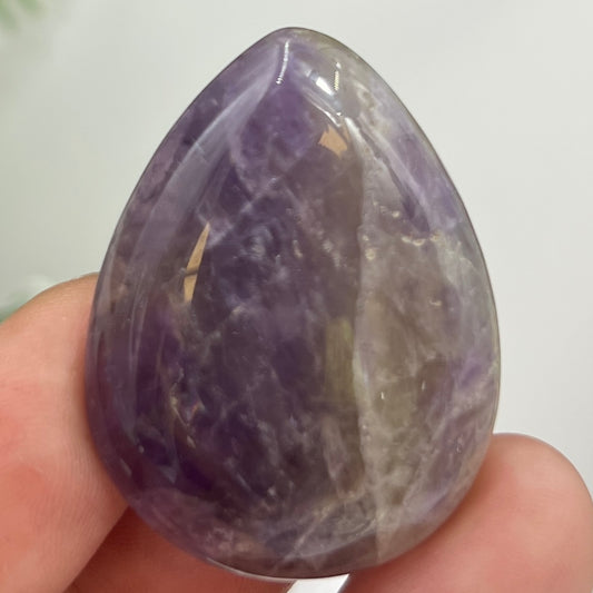 Chevron Dream Amethyst Gemstone Cabochon DIY Jewellery Making Wire Wrapping 14g