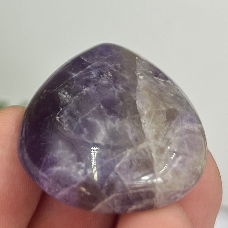 Chevron Dream Amethyst Gemstone Cabochon DIY Jewellery Making Wire Wrapping 14g