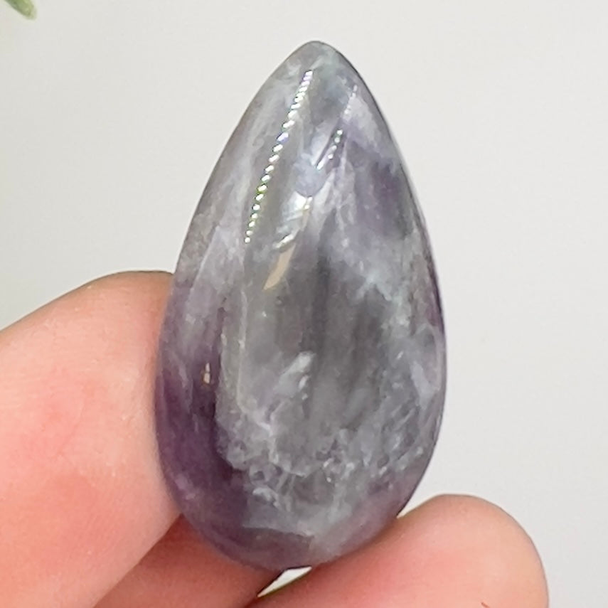 Chevron Dream Amethyst Gemstone Cabochon DIY Jewellery Making Wire Wrapping 8g