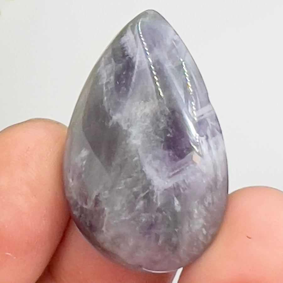 Chevron Dream Amethyst Gemstone Cabochon DIY Jewellery Making Wire Wrapping 8g