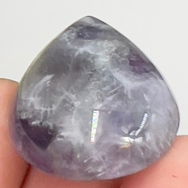 Chevron Dream Amethyst Gemstone Cabochon DIY Jewellery Making Wire Wrapping 8g