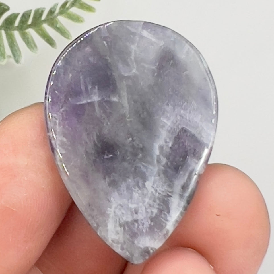 Chevron Dream Amethyst Gemstone Cabochon DIY Jewellery Making Wire Wrapping 8g