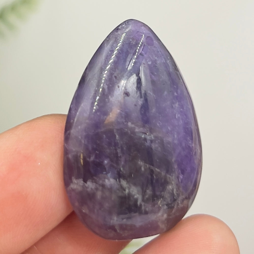 Chevron Dream Amethyst Gemstone Cabochon DIY Jewellery Making Wire Wrapping 10g