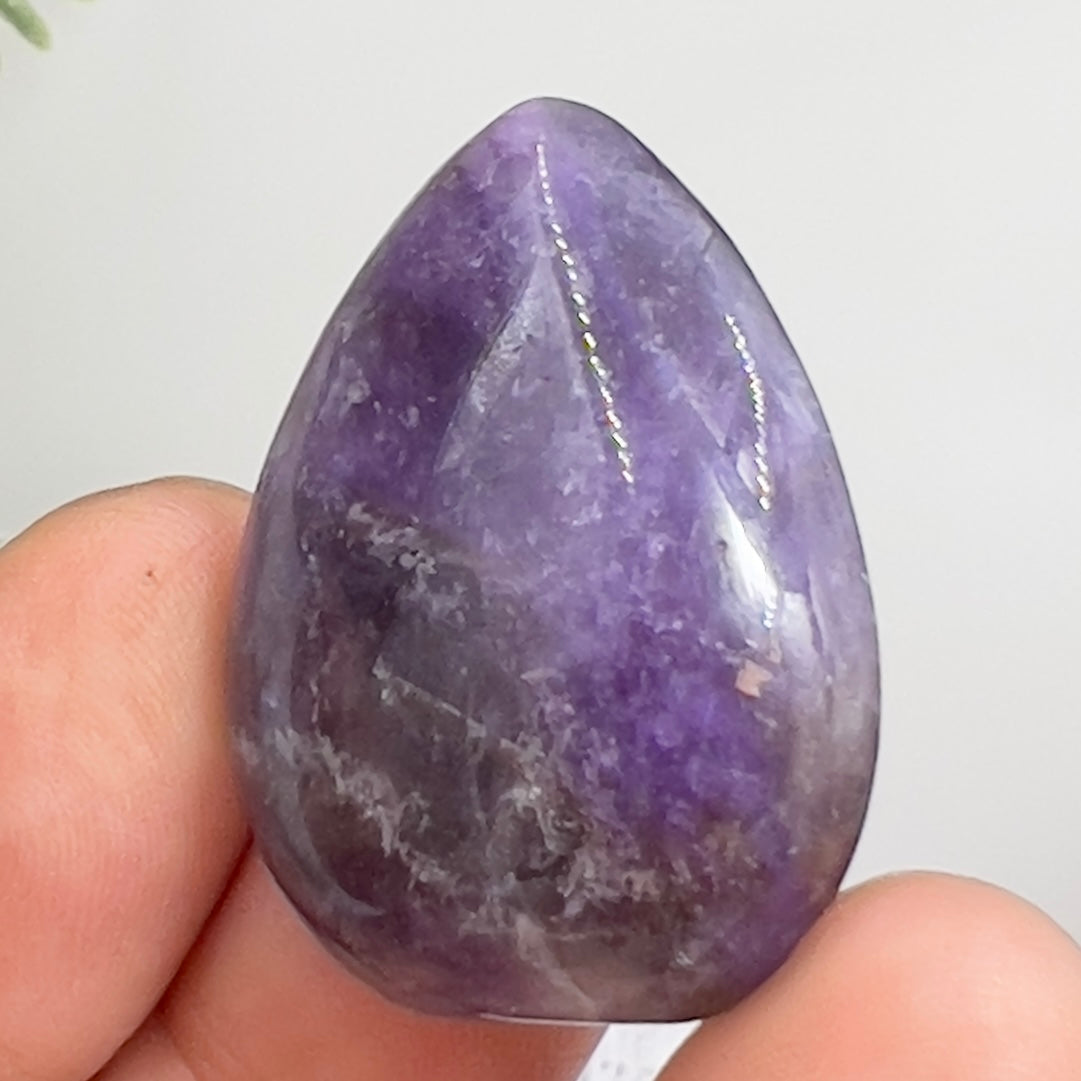 Chevron Dream Amethyst Gemstone Cabochon DIY Jewellery Making Wire Wrapping 10g