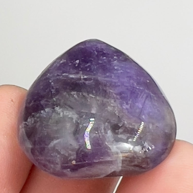 Chevron Dream Amethyst Gemstone Cabochon DIY Jewellery Making Wire Wrapping 10g