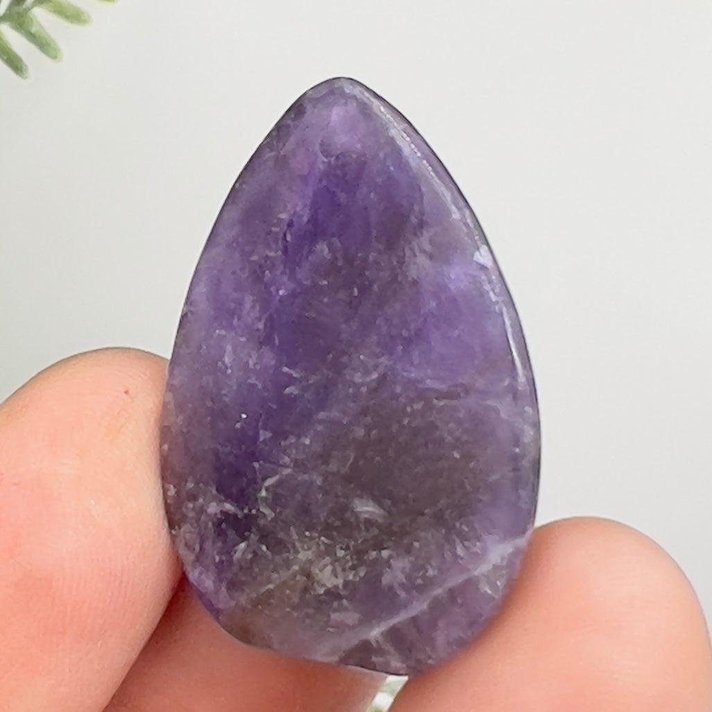 Chevron Dream Amethyst Gemstone Cabochon DIY Jewellery Making Wire Wrapping 10g