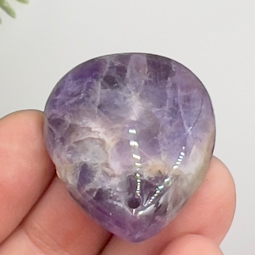 Chevron Dream Amethyst Gemstone Cabochon DIY Jewellery Making Wire Wrapping 14g