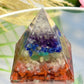 Chakra Gemstones Energy Crystal Orgonite Pyramid