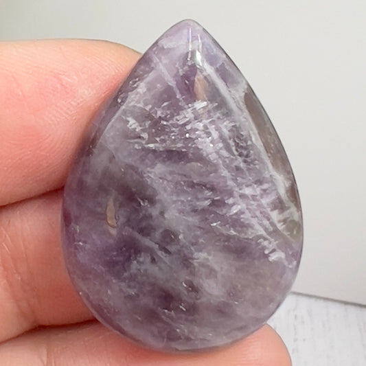 Chevron Dream Amethyst Gemstone Cabochon DIY Jewellery Making Wire Wrapping 8g