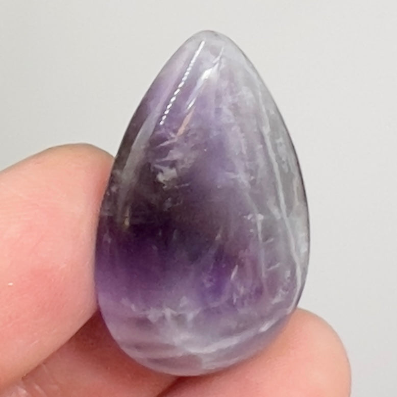 Chevron Dream Amethyst Gemstone Cabochon DIY Jewellery Making Wire Wrapping 7g
