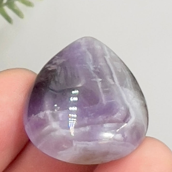 Chevron Dream Amethyst Gemstone Cabochon DIY Jewellery Making Wire Wrapping 7g