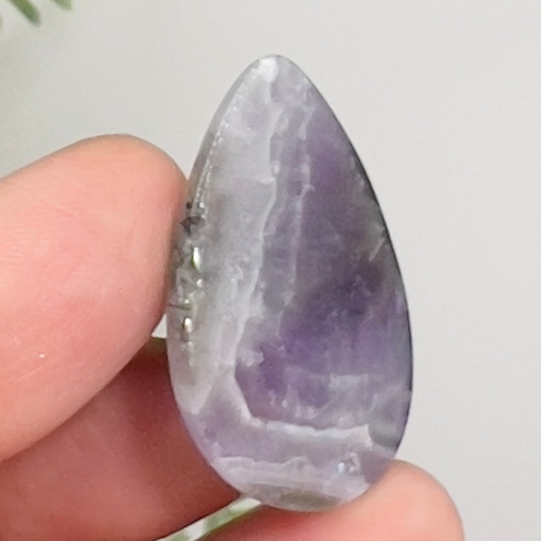 Chevron Dream Amethyst Gemstone Cabochon DIY Jewellery Making Wire Wrapping 7g