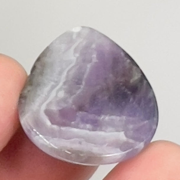 Chevron Dream Amethyst Gemstone Cabochon DIY Jewellery Making Wire Wrapping 7g