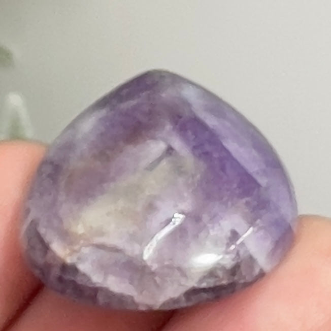 Chevron Dream Amethyst Gemstone Cabochon DIY Jewellery Making Wire Wrapping 7g