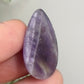Chevron Dream Amethyst Gemstone Cabochon DIY Jewellery Making Wire Wrapping 7g